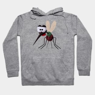 Cute Mosquito Drawing Hoodie